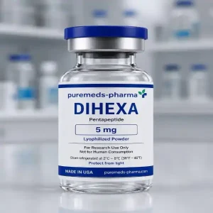 Dihexa 5mg research peptide vial UK
